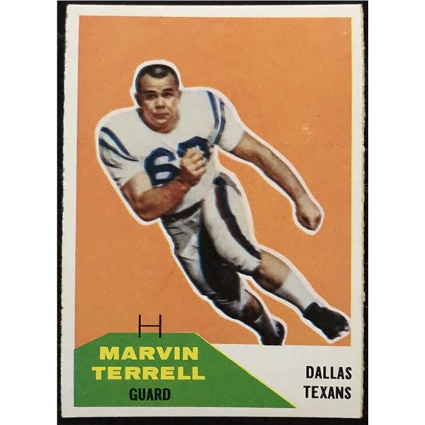 1960 FLEER NFL MARVIN TERRELL