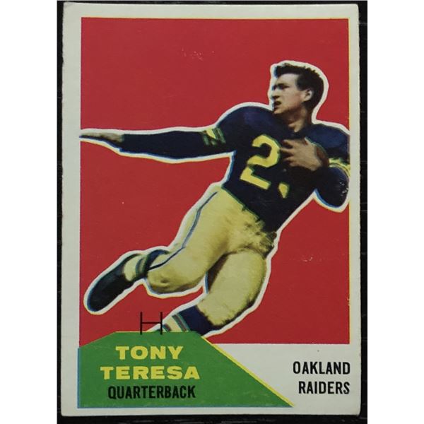 1960 FLEER NFL TONY TERESA