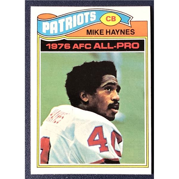 1977 TOPPS MIKE HAYNES (HOF) ROOKIE CARD
