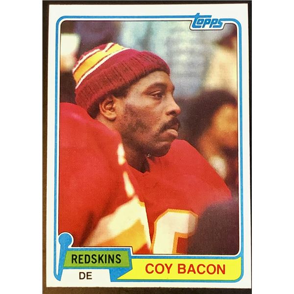 1981 TOPPS COY BACON