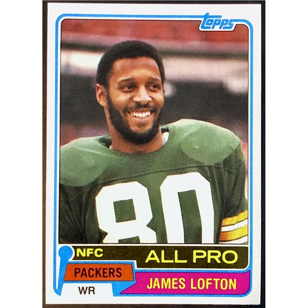 1981 TOPPS JAMES LOFTON (HOF)