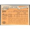 Image 2 : 1981 TOPPS JAMES LOFTON (HOF)
