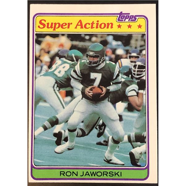 1981 TOPPS RON JAWORSKI