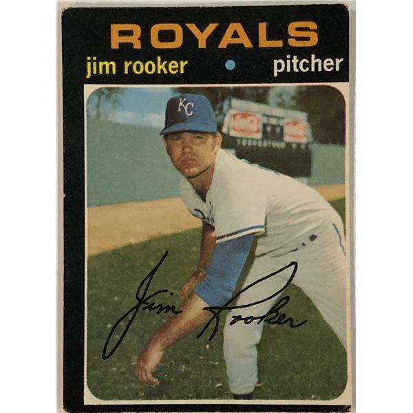 1971 O-PEE-CHEE HIGH NUMBER JIM ROOKER