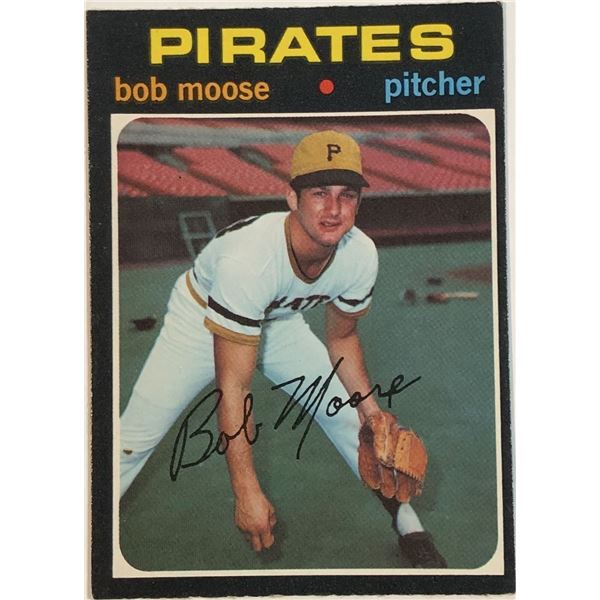 1971 O-PEE-CHEE HIGH NUMBERS - BOB MOOSE