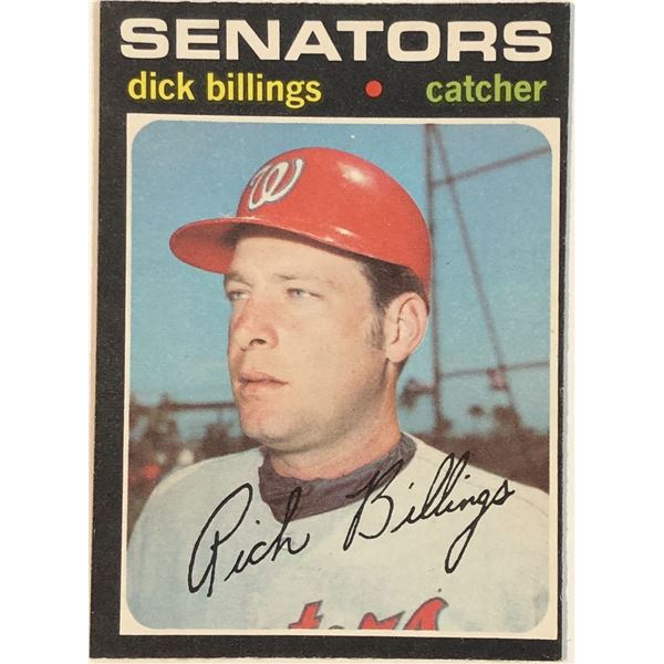 1971 O-PEE-CHEE HI-NUMBER DICK BILLINGS