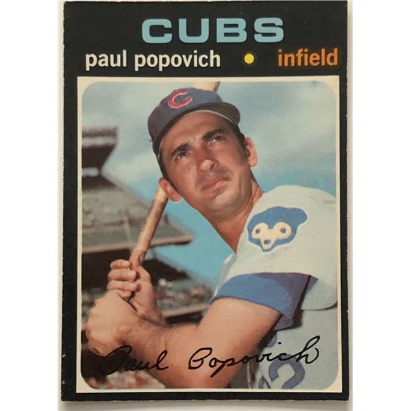 1971 O-PEE-CHEE HI-NUMBER PAUL POPOVICH