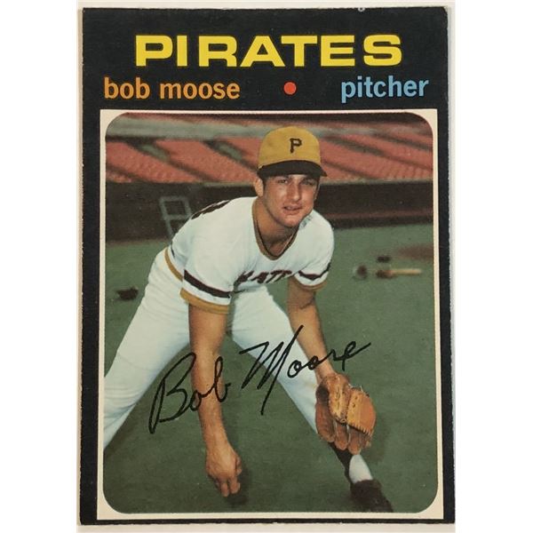 1971 O-PEE-CHEE HI-NUMBERS - BOB MOOSE