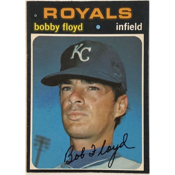 1971 O-PEE-CHEE HI-NUMBERS - BOBBY FLOYD