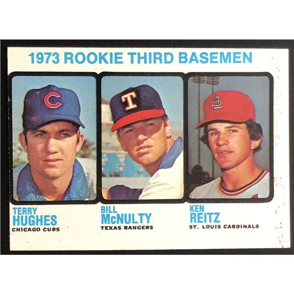 1973 TOPPS HIGH NUMBERS - KEN REITZ ROOKIE CARD