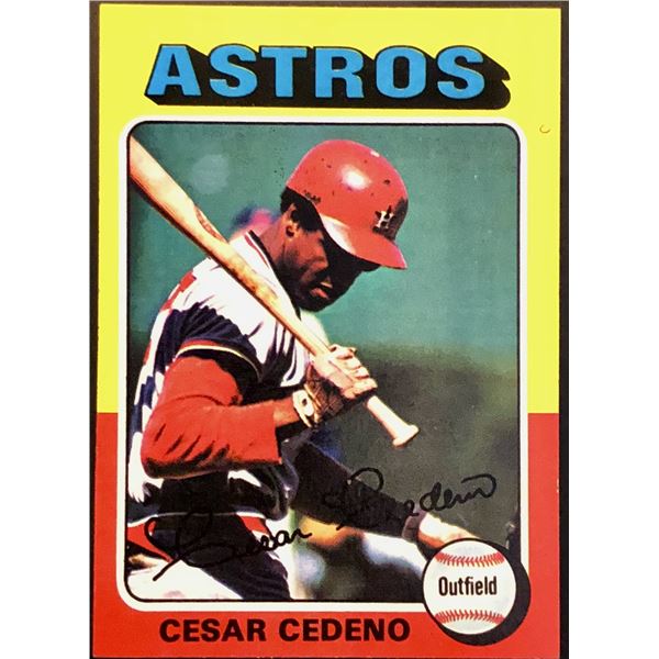 1975 TOPPS MINI CESAR CEDENO
