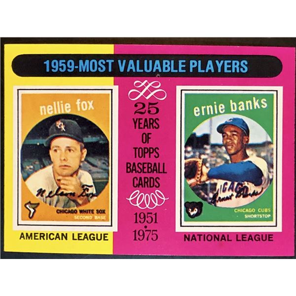 1975 TOPPS MINI ERNIE BANKS (HOF)