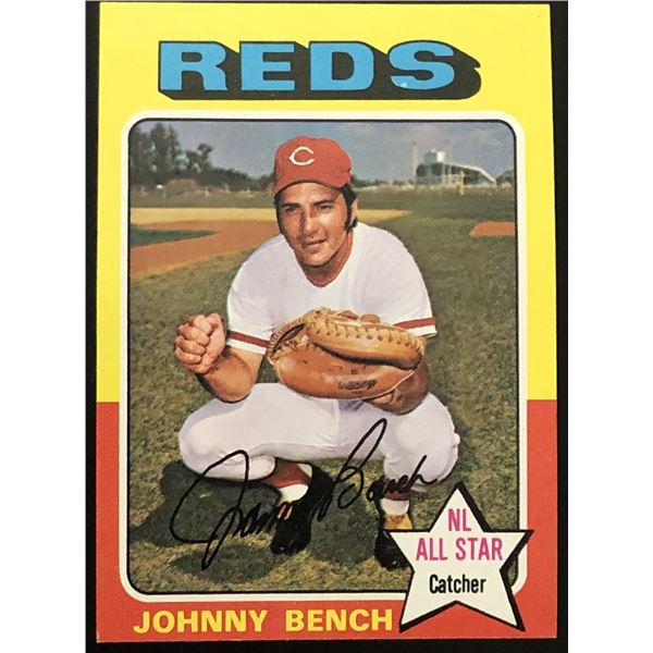 1975 TOPPS MINI JOHNNY BENCH (HOF)