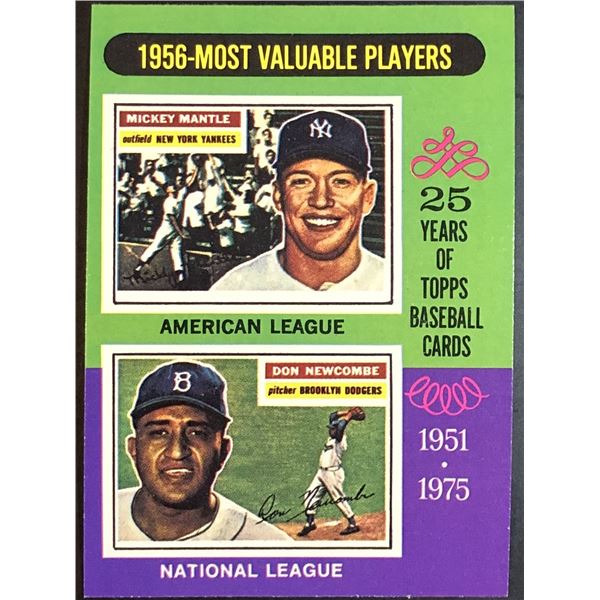 1975 TOPPS MINI MICKEY MANTLE (HOF)