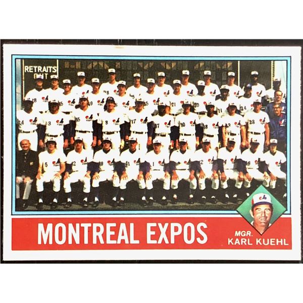 1976 O-PEE-CHEE MONTREAL EXPOS