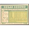 Image 2 : 1977 O-PEE-CHEE CESAR CEDENO (HOF)