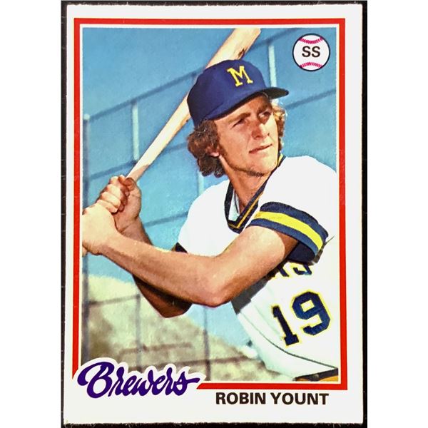 1978 O-PEE-CHEE ROBIN YOUNT (HOF)