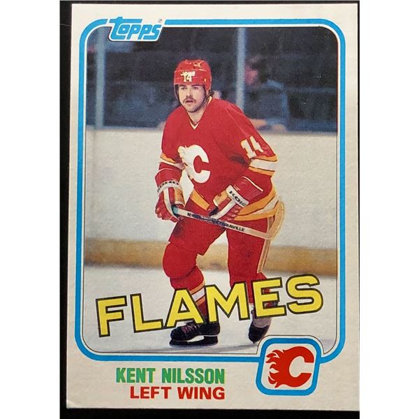 1981-82 TOPPS KENT NILSSON