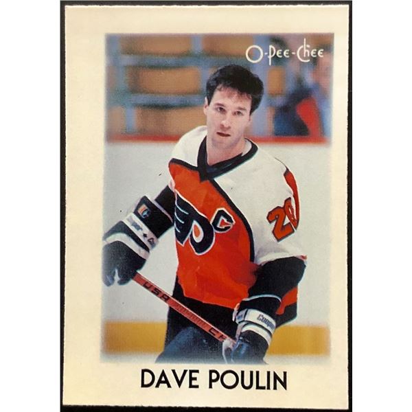 1987-88 O-PEE-CHEE MINI DAVE POULIN