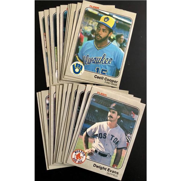 1983 FLEER BASEBALL COLLECTION - 25 CARDS