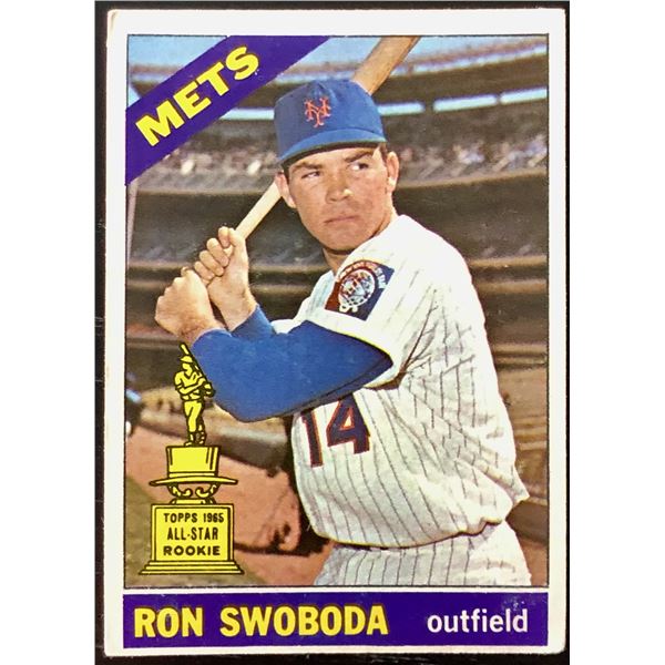 1966 TOPPS RON SWOBODA ROOKIE CARD