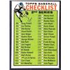 Image 1 : 1964 TOPPS 2nd SERIES CHECKLIST