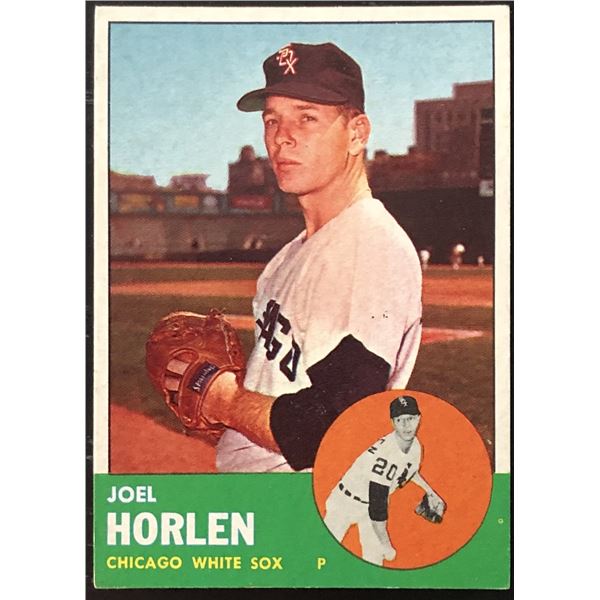 1963 TOPPS JOEL HORLEN ROOKIE CARD