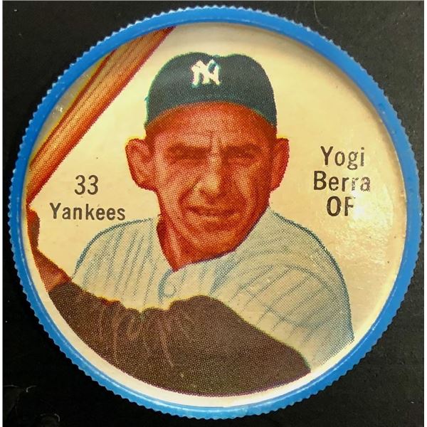 1962 SHIRRIFF POTATO CHIPS BASEBALL COIN - YOGI BERRA (HOF)