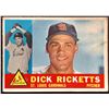 Image 1 : 1960 TOPPS DICK RICKETTS WHITEBACK