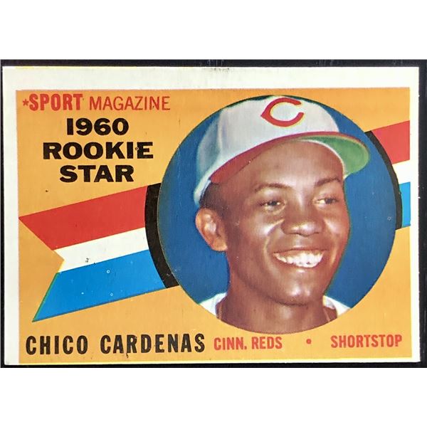 1960 TOPPS CHICO CARDENAS GREYBACK