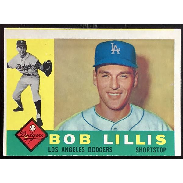 1960 TOPPS BOB LILLIS GREYBACK