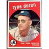 Image 1 : 1959 TOPPS RYNE DUREN