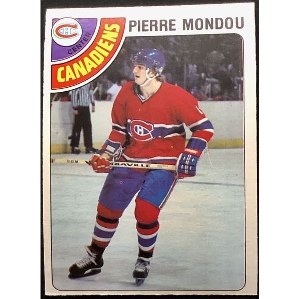 1978-79 O-PEE-CHEE PIERRE MONDOU ROOKIE CARD