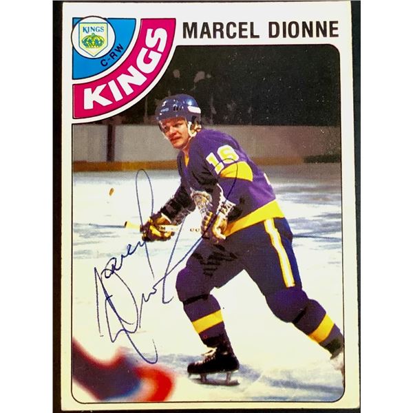 1978-79 O-PEE-CHEE MARCEL DIONNE (HOF) - SIGNED