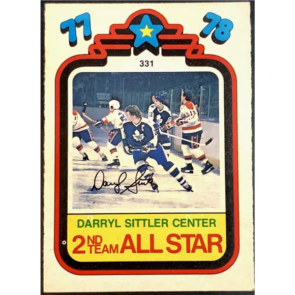 1978-79 O-PEE-CHEE DARRYL SITTLER (HOF)