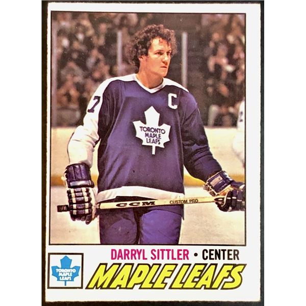 1977-78 O-PEE-CHEE DARRYL SITTLER (HOF)
