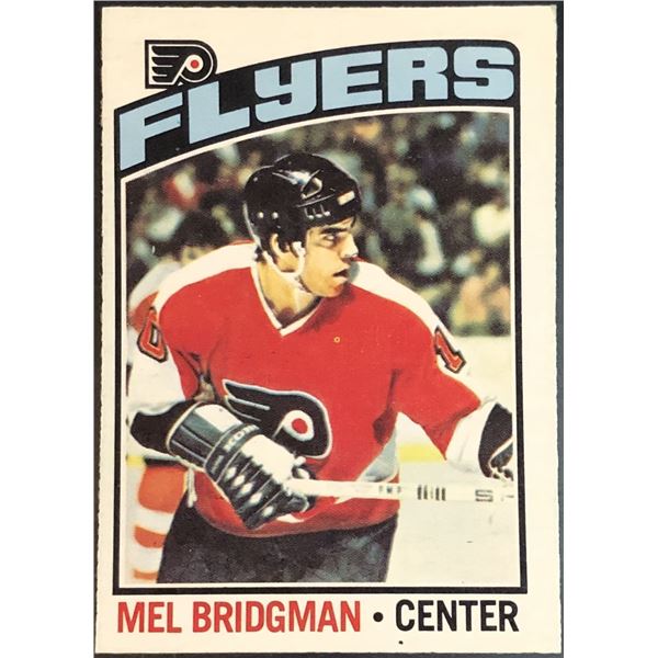 1976-77 O-PEE-CHEE MEL BRIDGMAN ROOKIE CARD