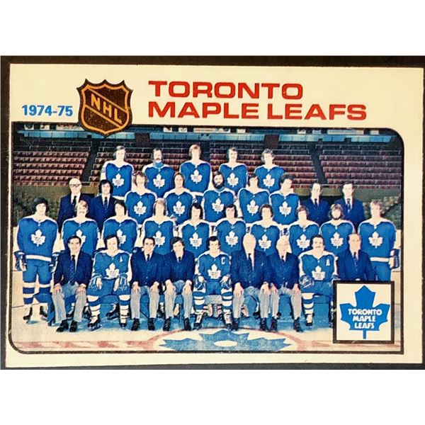 1975-76 O-PEE-CHEE TORONTO MAPLE LEAFS