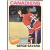 Image 1 : 1975-76 NHL TOPPS SERGE SAVARD (HOF)