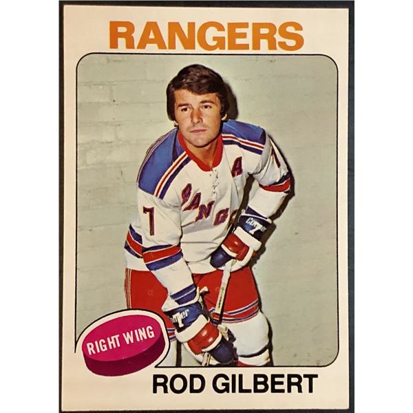 1975-76 NHL TOPPS ROD GILBERT (HOF)