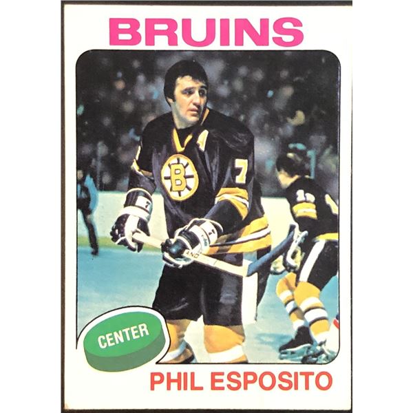 1975-76 NHL TOPPS PHIL ESPOSITO (HOF)