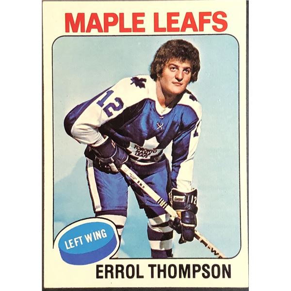 1975-76 NHL TOPPS ERROL THOMPSON