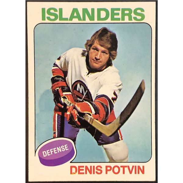 1975-76 NHL TOPPS DENIS POTVIN (HOF)