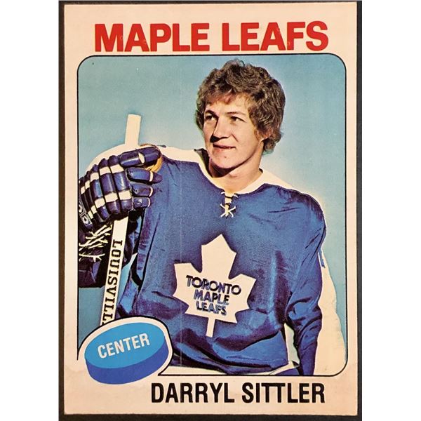 1975-76 NHL TOPPS DARRYL SITTLER (HOF)