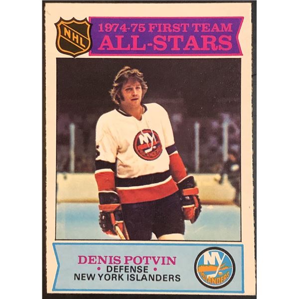 1975-76 NHL O-PEE-CHEE DENIS POTVIN (HOF)