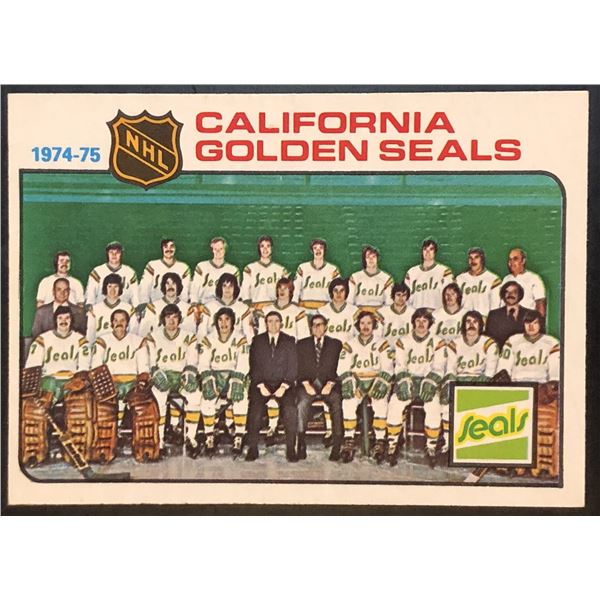 1975-76 NHL O-PEE-CHEE CALIFORNIA GOLDEN SEALS