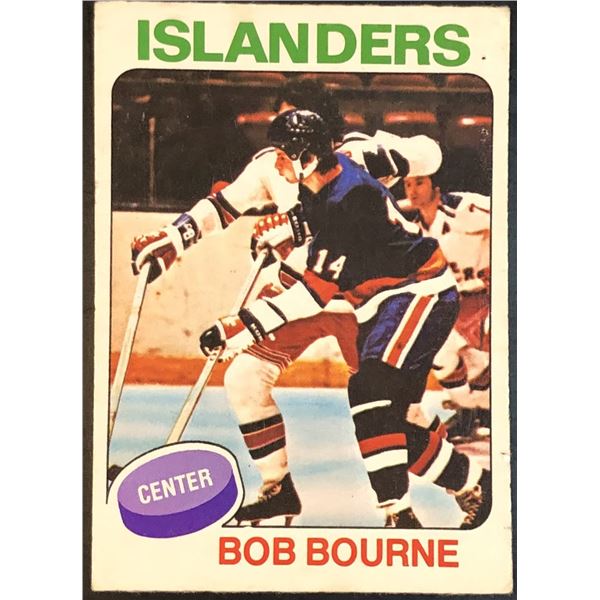 1975-76 NHL O-PEE-CHEE BOB BOURNE ROOKIE CARD