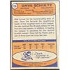 Image 2 : 1974-75 TOPPS DAVE SCHULTZ