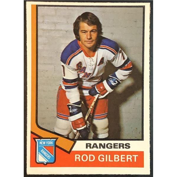 1974-75 O-PEE-CHEE ROD GILBERT (HOF)