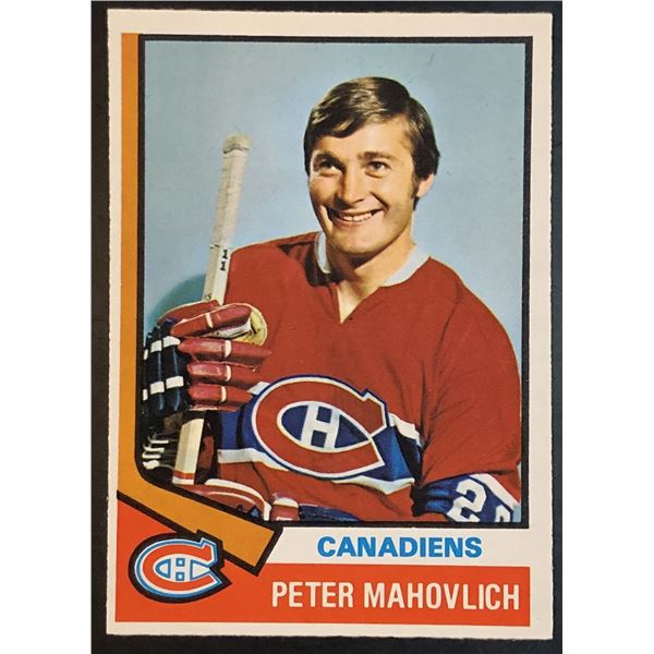 1974-75 O-PEE-CHEE PETER MAHOVLICH (HOF)